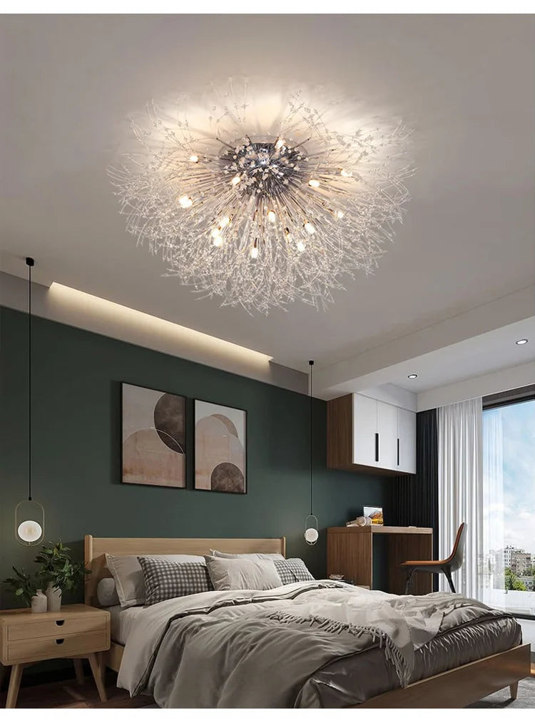 Nordic LED Crystal Chandelier - Gold/Silver