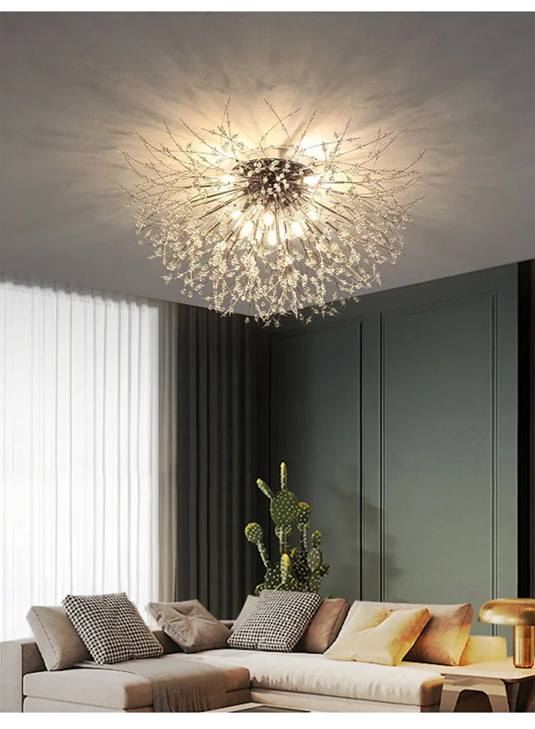 Nordic LED Crystal Chandelier - Gold/Silver