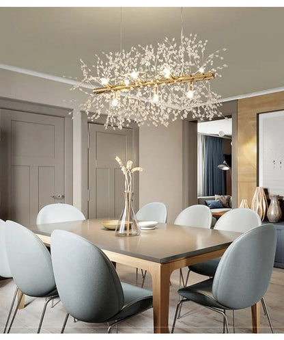 Nordic LED Crystal Chandelier - Gold/Silver