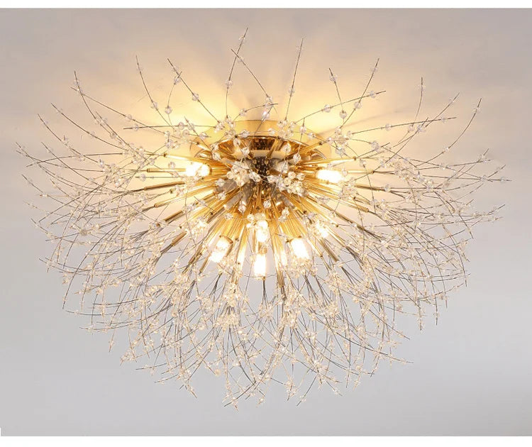 Nordic LED Crystal Chandelier - Gold/Silver