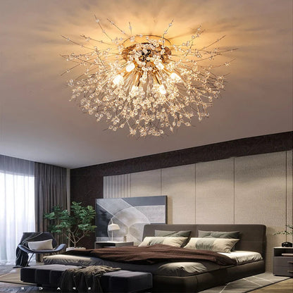 Nordic LED Crystal Chandelier - Gold/Silver