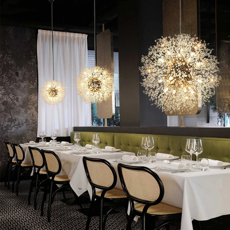 Nordic LED Crystal Chandelier - Gold/Silver