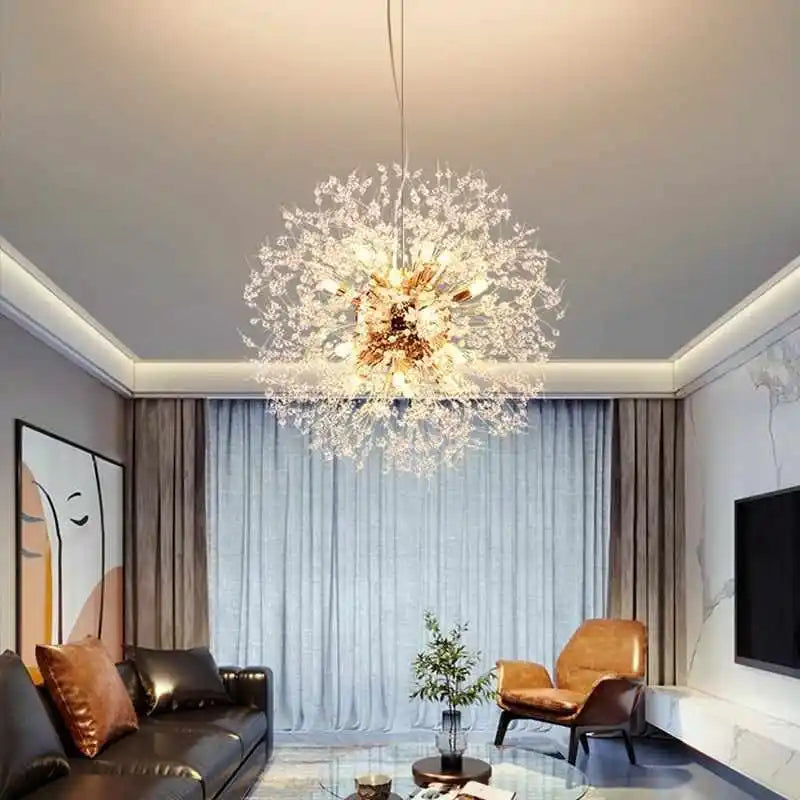 Nordic LED Crystal Chandelier - Gold/Silver