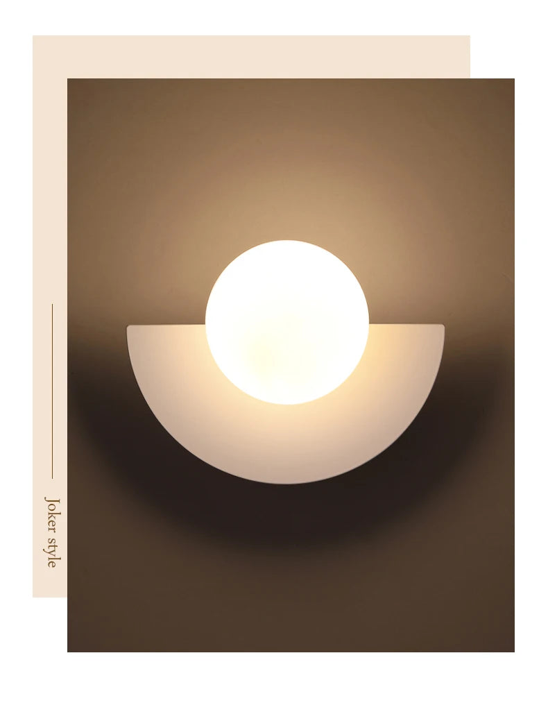 Nordic LED Wall Lamp - Stylish Colours