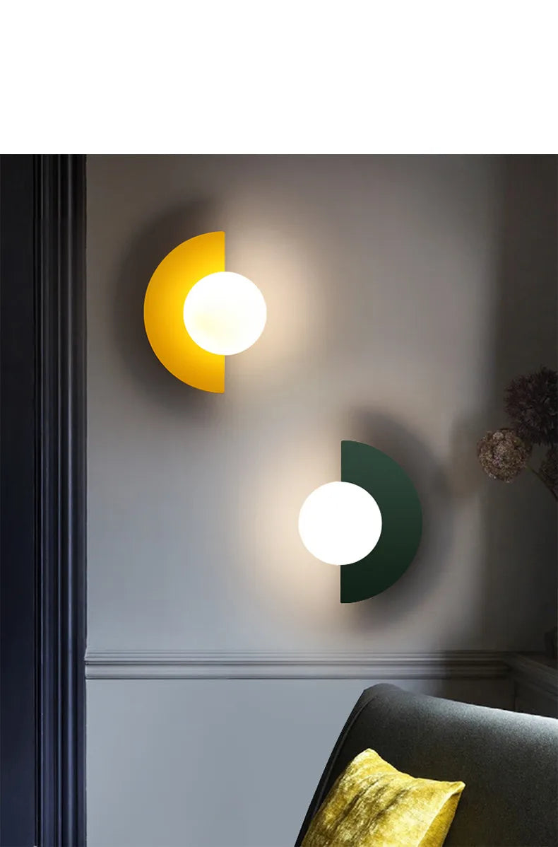 Nordic LED Wall Lamp - Stylish Colours