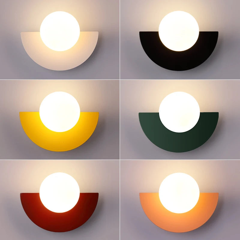 Nordic LED Wall Lamp - Stylish Colours