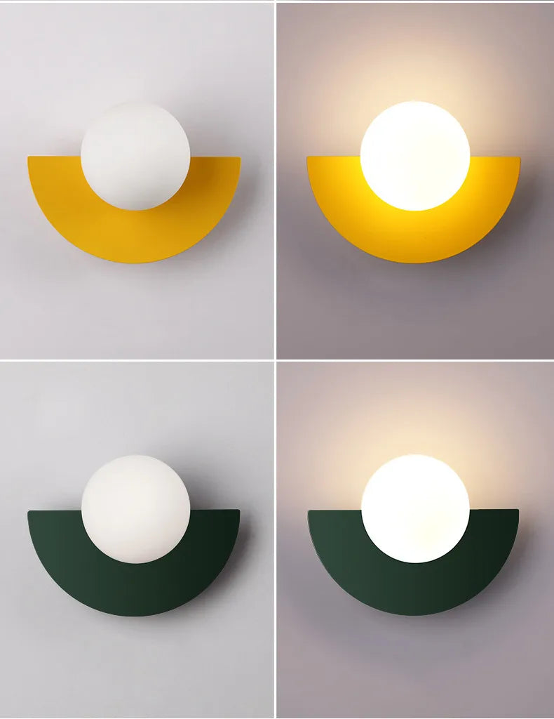 Nordic LED Wall Lamp - Stylish Colours