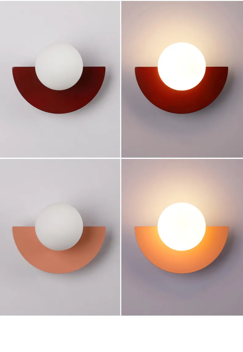 Nordic LED Wall Lamp - Stylish Colours