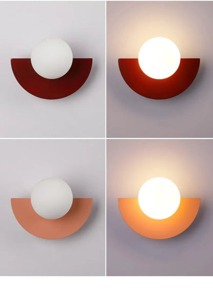 Nordic LED Wall Lamp - Stylish Colours