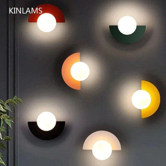 Nordic LED Wall Lamp - Stylish Colours