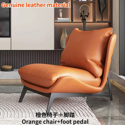 Nordic Leather Single Sofa Chair