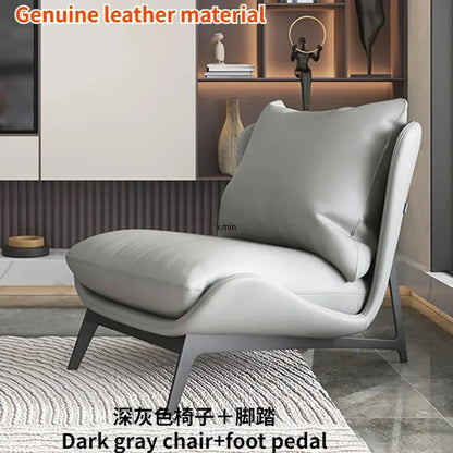 Nordic Leather Single Sofa Chair