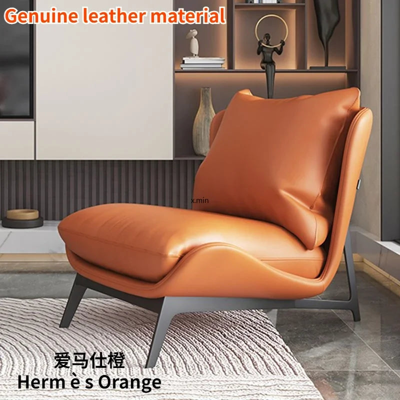 Nordic Leather Single Sofa Chair