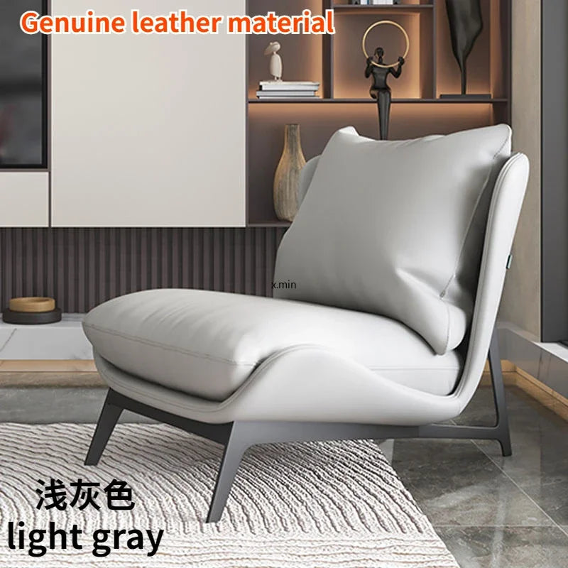 Nordic Leather Single Sofa Chair