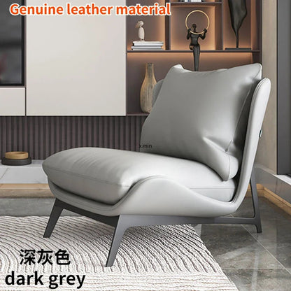 Nordic Leather Single Sofa Chair