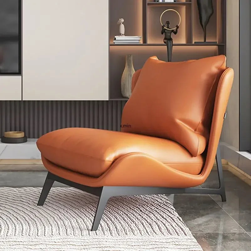 Nordic Leather Single Sofa Chair