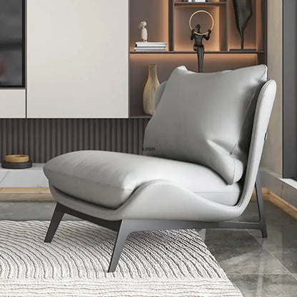 Nordic Leather Single Sofa Chair