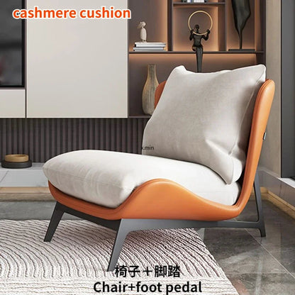 Nordic Leather Single Sofa Chair