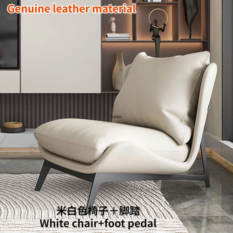 Nordic Leather Single Sofa Chair