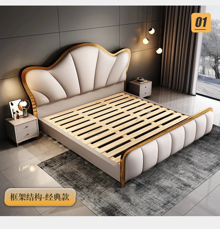 Nordic Luxury Double Bed Frame