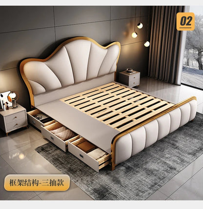 Nordic Luxury Double Bed Frame