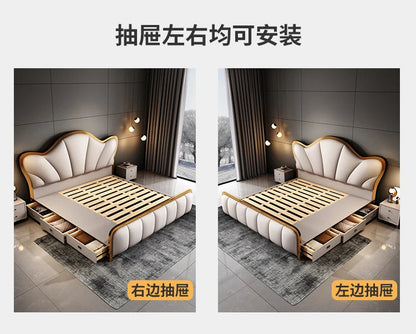 Nordic Luxury Double Bed Frame