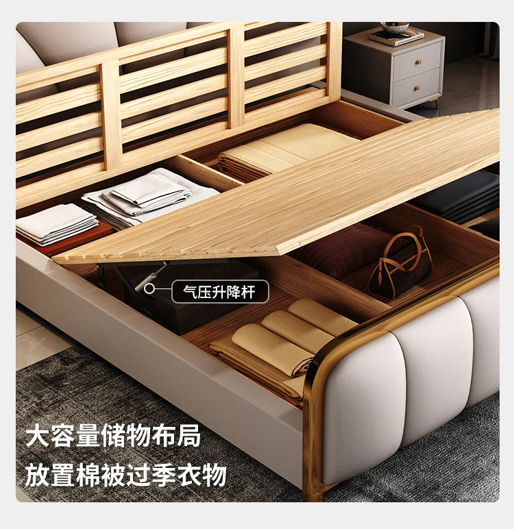 Nordic Luxury Double Bed Frame