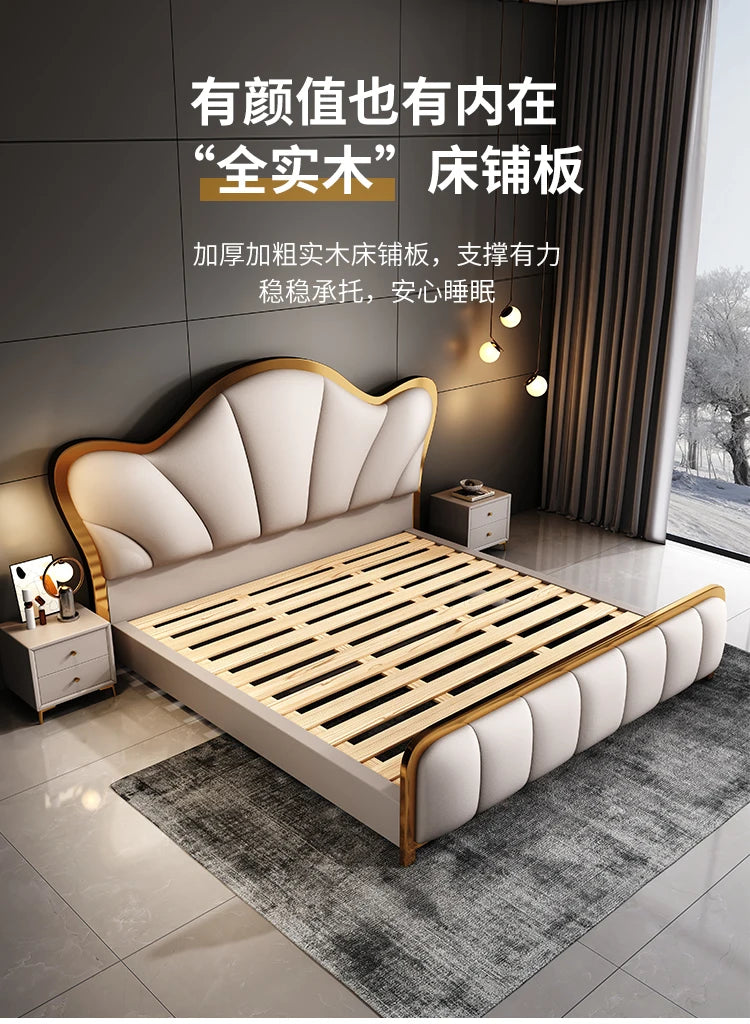 Nordic Luxury Double Bed Frame