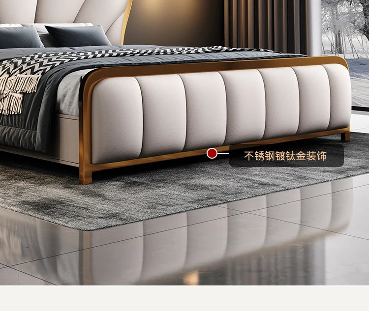 Nordic Luxury Double Bed Frame