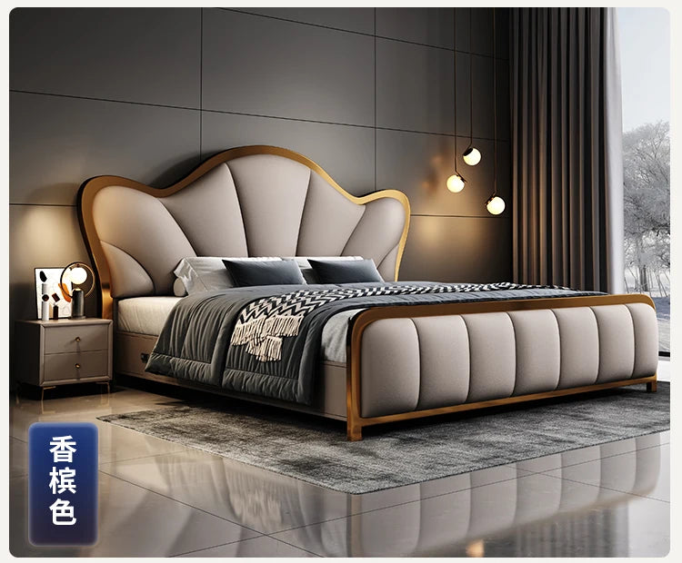 Nordic Luxury Double Bed Frame