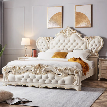 Nordic Luxury Queen King Bed