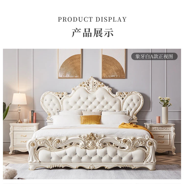 Nordic Luxury Queen King Bed