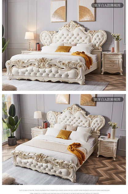 Nordic Luxury Queen King Bed