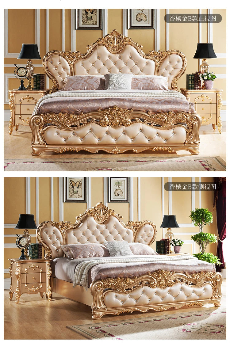 Nordic Luxury Queen King Bed