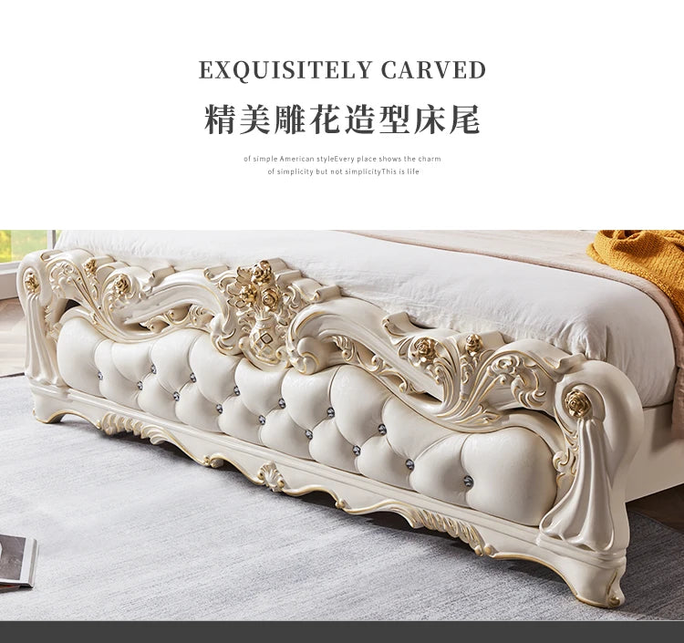 Nordic Luxury Queen King Bed