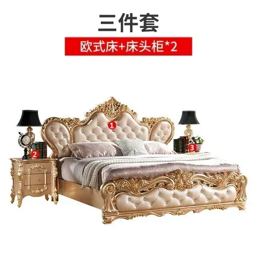 Nordic Luxury Queen King Bed