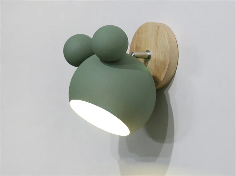 Nordic Mickey Wall Lamp for Kids