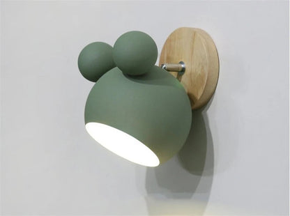 Nordic Mickey Wall Lamp for Kids