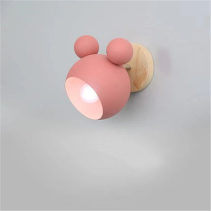 Nordic Mickey Wall Lamp for Kids