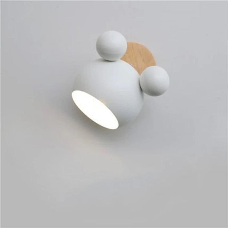 Nordic Mickey Wall Lamp for Kids