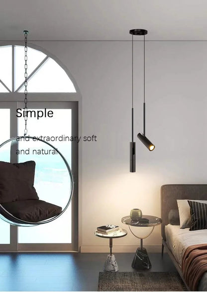 Nordic Minimalist LED Chandelier - Adjustable