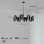 Nordic Minimalist U-shaped Iron Chandelier