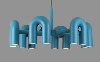 Nordic Minimalist U-shaped Iron Chandelier