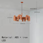 Nordic Minimalist U-shaped Iron Chandelier