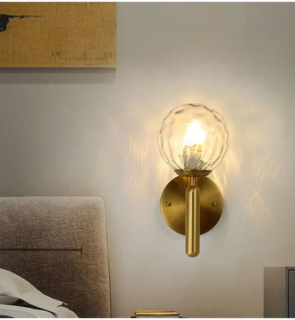 Nordic Modern Glass Ball Wall Lamp