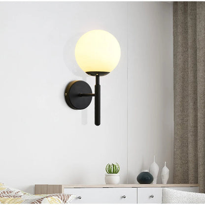 Nordic Modern Glass Ball Wall Lamp