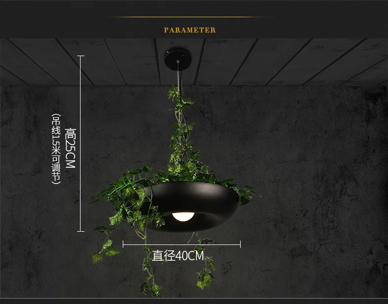 Nordic Plant Pendant Light Fixture