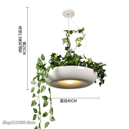 Nordic Plant Pendant Light Fixture