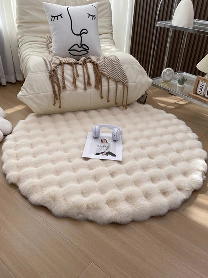 Nordic Plush Round Shaggy Rug