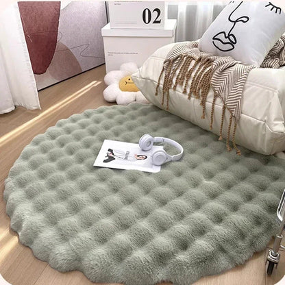 Nordic Plush Round Shaggy Rug